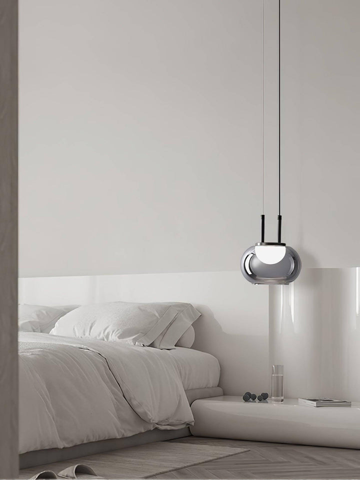 Lampa wisząca Halo - prezentacja koloru czarnego