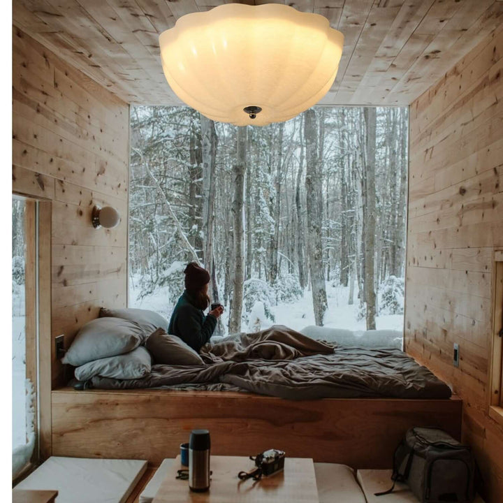 Elegancki Plafon Coquille Opale - Designerskie Oświetlenie Wnętrz