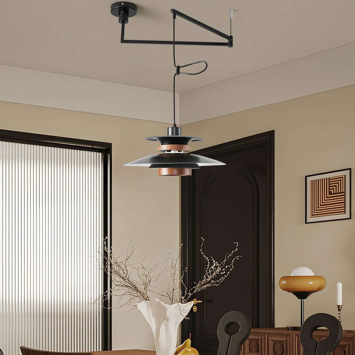 Lampa wisząca Mercero z obrotowym ramieniem