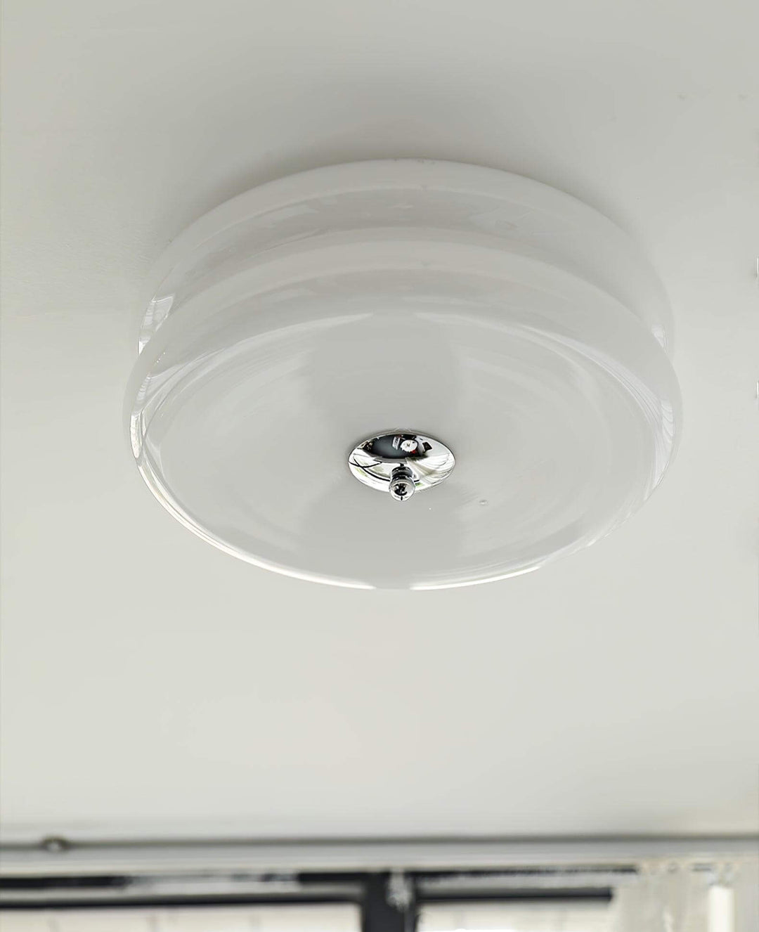 Wielkopowierzchniowa Lampa Sufitowa Art Deco