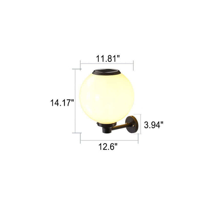 Solarna Lampa Ścienna LED - Wodoodporne Oświetlenie Zewnętrzne