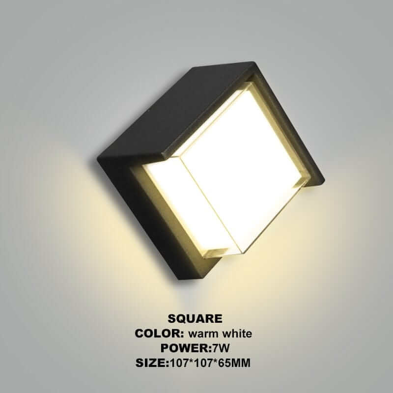 Zewnętrzna Lampa Ścienna LED - Nowoczesne Oświetlenie