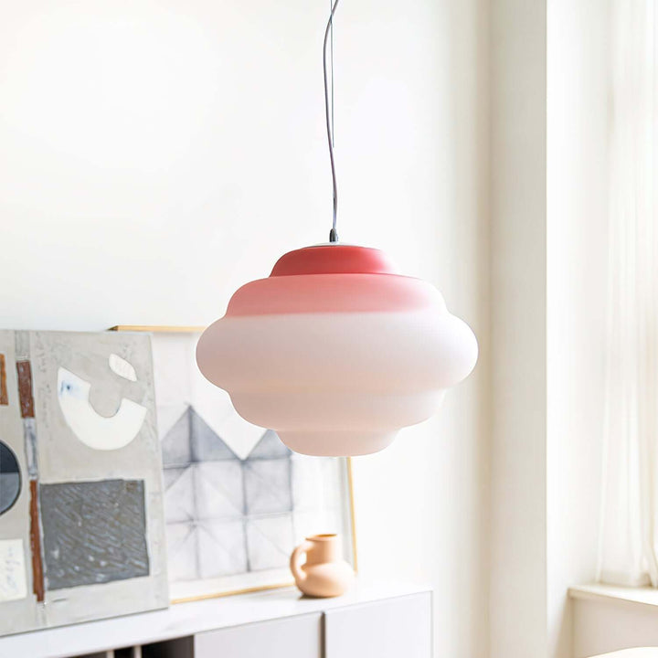 Lampa wisząca w kształcie chmury z efektem gradientu