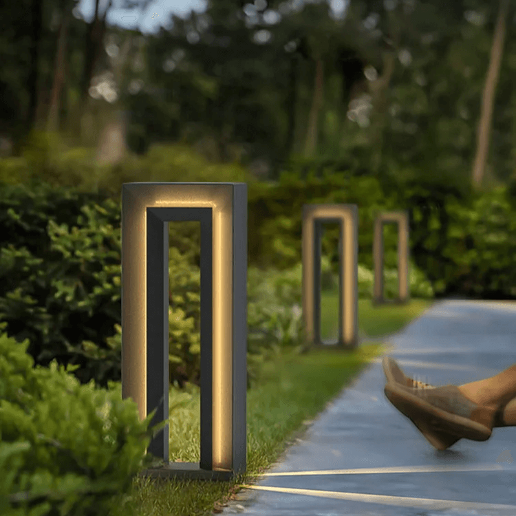 Nowoczesna lampa solarna zewnętrzna LED