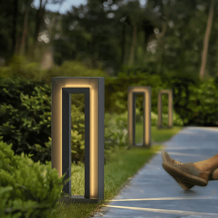 Nowoczesna lampa solarna zewnętrzna LED