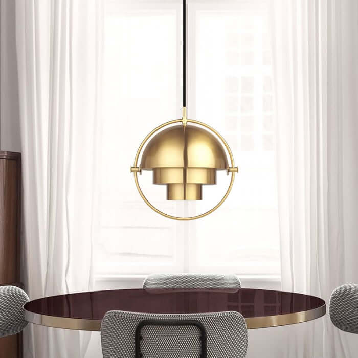 Lampa wisząca LED z obrotowym kloszem
