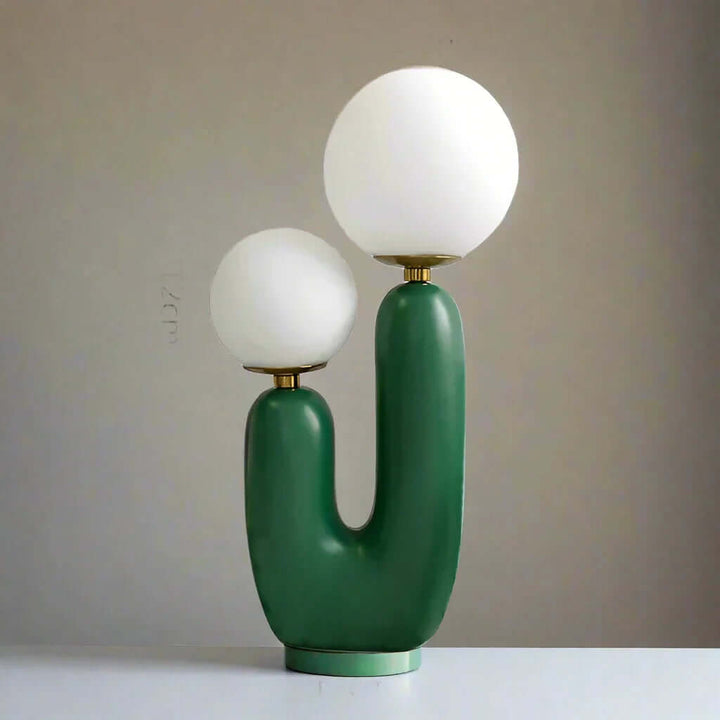 Designerska lampa stołowa Kaktus - nowoczesne oświetlenie LED