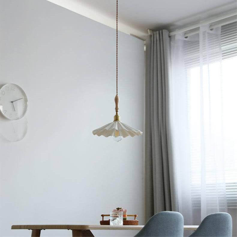 Lampa w stylu skandynawskim, do nowoczesnej kuchni, ciepłe światło