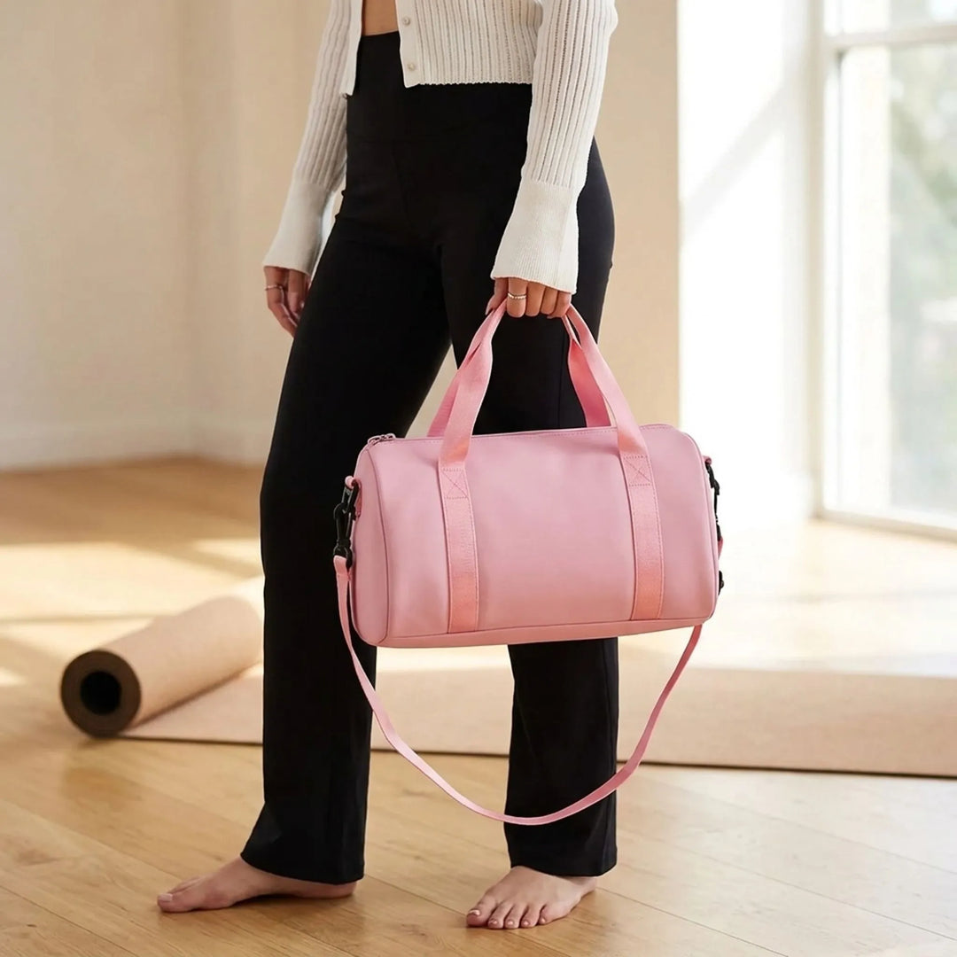 Damska mini torba sportowa na siłownię, wodoodporna i kompaktowa, idealna do fitnessu.