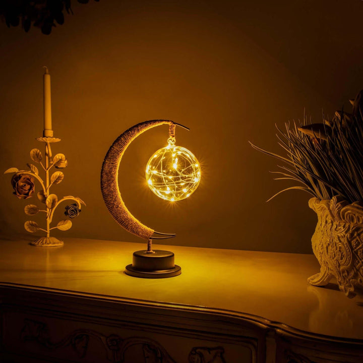 Nocna Lampa Księżycowa – Magiczna Dekoracja Świetlna
