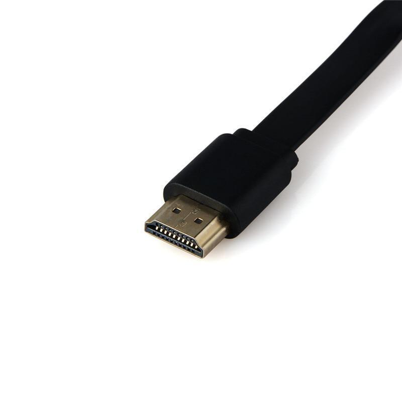 Kompaktowy, czarny odtwarzacz wideo 1080p, podłączany przez HDMI i Wi-Fi, do strumieniowania HD z Androida, iPhone'a na telewizor.