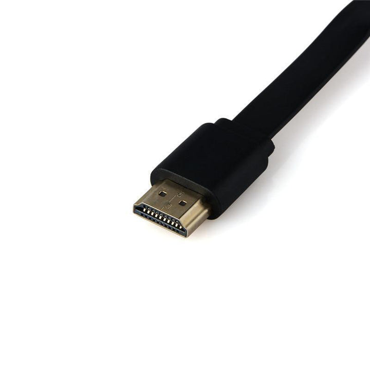 Kompaktowy, czarny odtwarzacz wideo 1080p, podłączany przez HDMI i Wi-Fi, do strumieniowania HD z Androida, iPhone'a na telewizor.