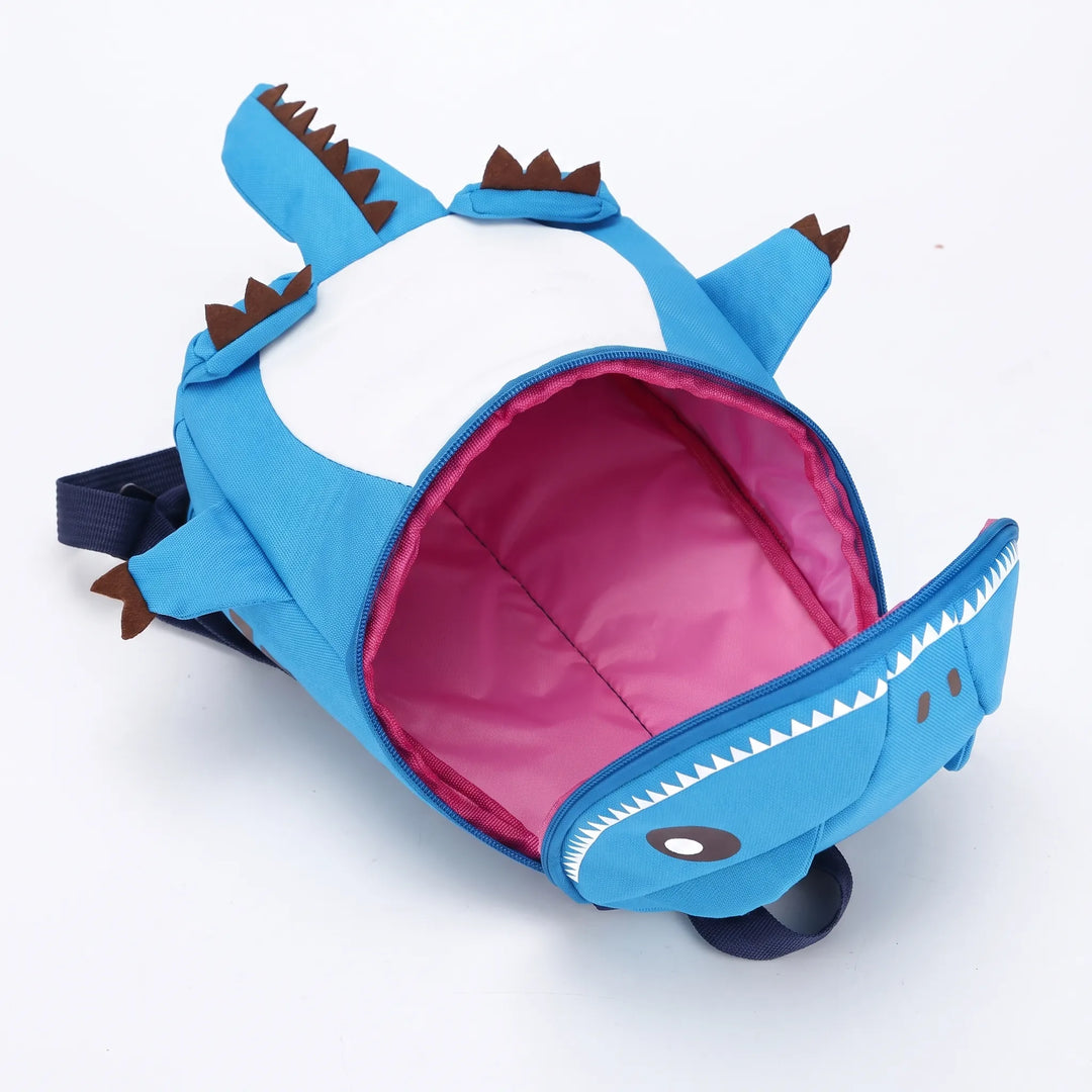 Fantazyjny plecak 3D dinozaur. Lekki i wygodny plecaczek do przedszkola i szkoły dla dzieci.