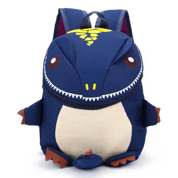 Modny plecak 3D dinozaur. Dziecięcy, solidny plecaczek do codziennego użytku, na wycieczki.