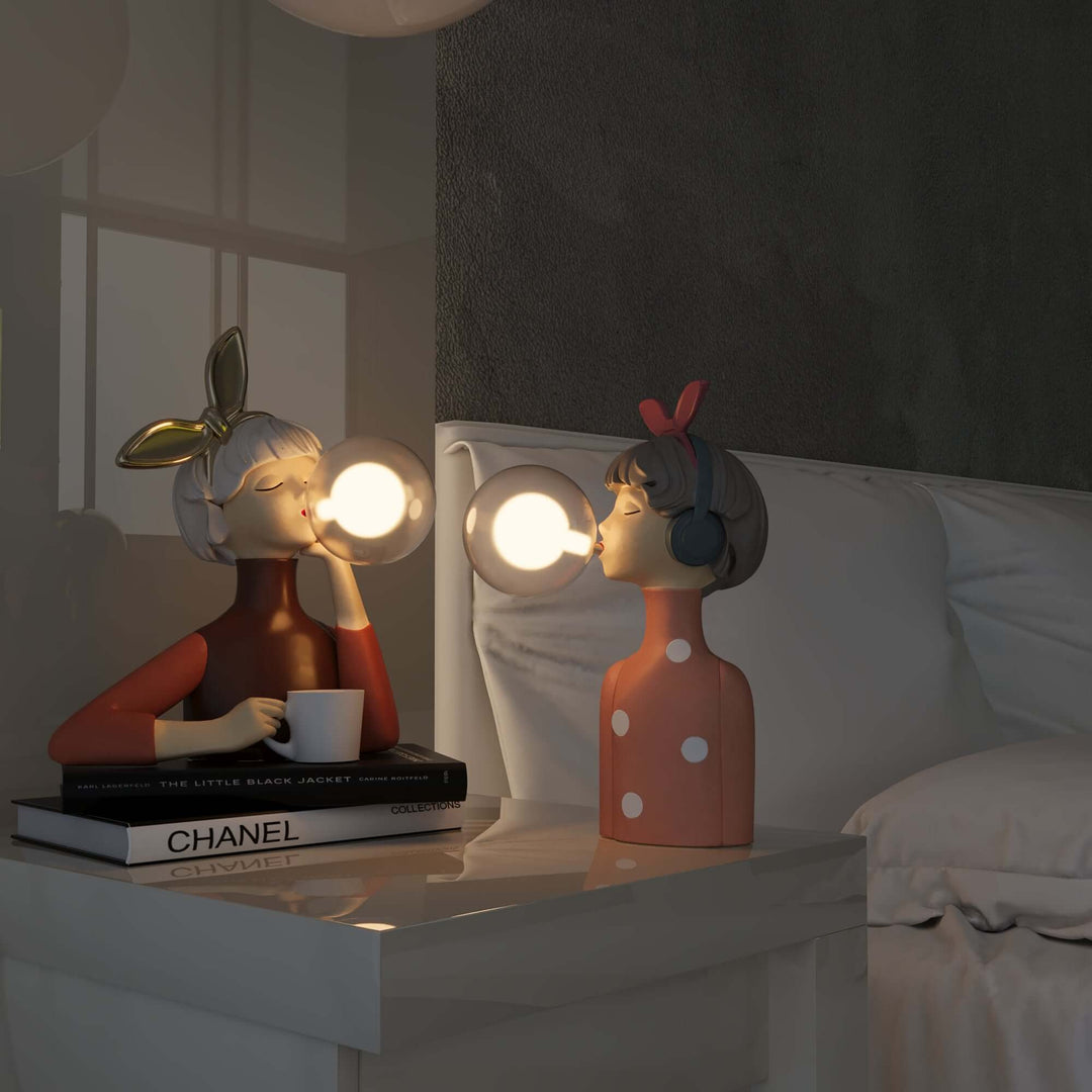 Ręcznie Robiona Lampa Stołowa Sisters | Designerskie Oświetlenie