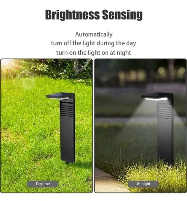 Nowoczesna Lampa Solarna Zewnętrzna LED
