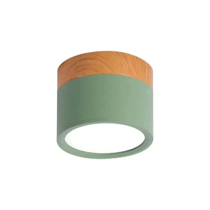 Cylindryczna lampa sufitowa LED – nowoczesne oświetlenie korytarza