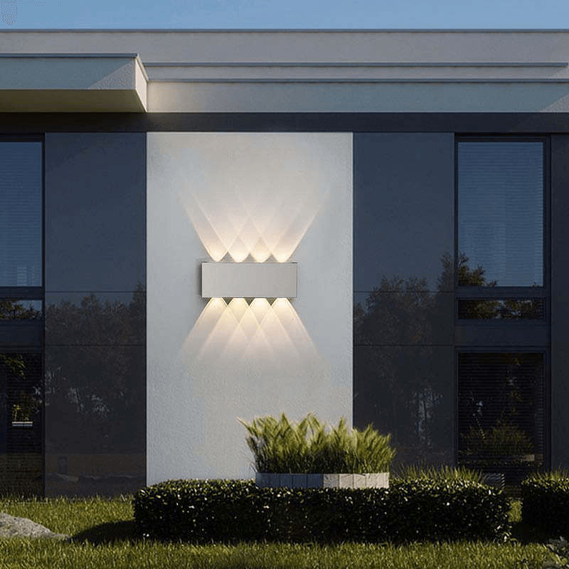 Zewnętrzna Kinkiet LED – Prostokątny Design