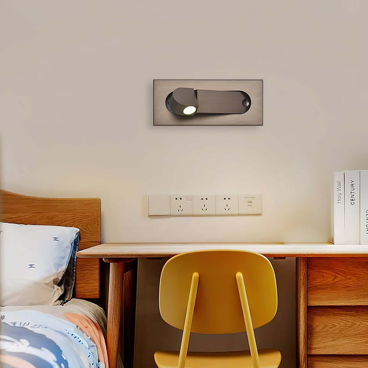 Nowoczesna lampka nocna LED do czytania w sypialni