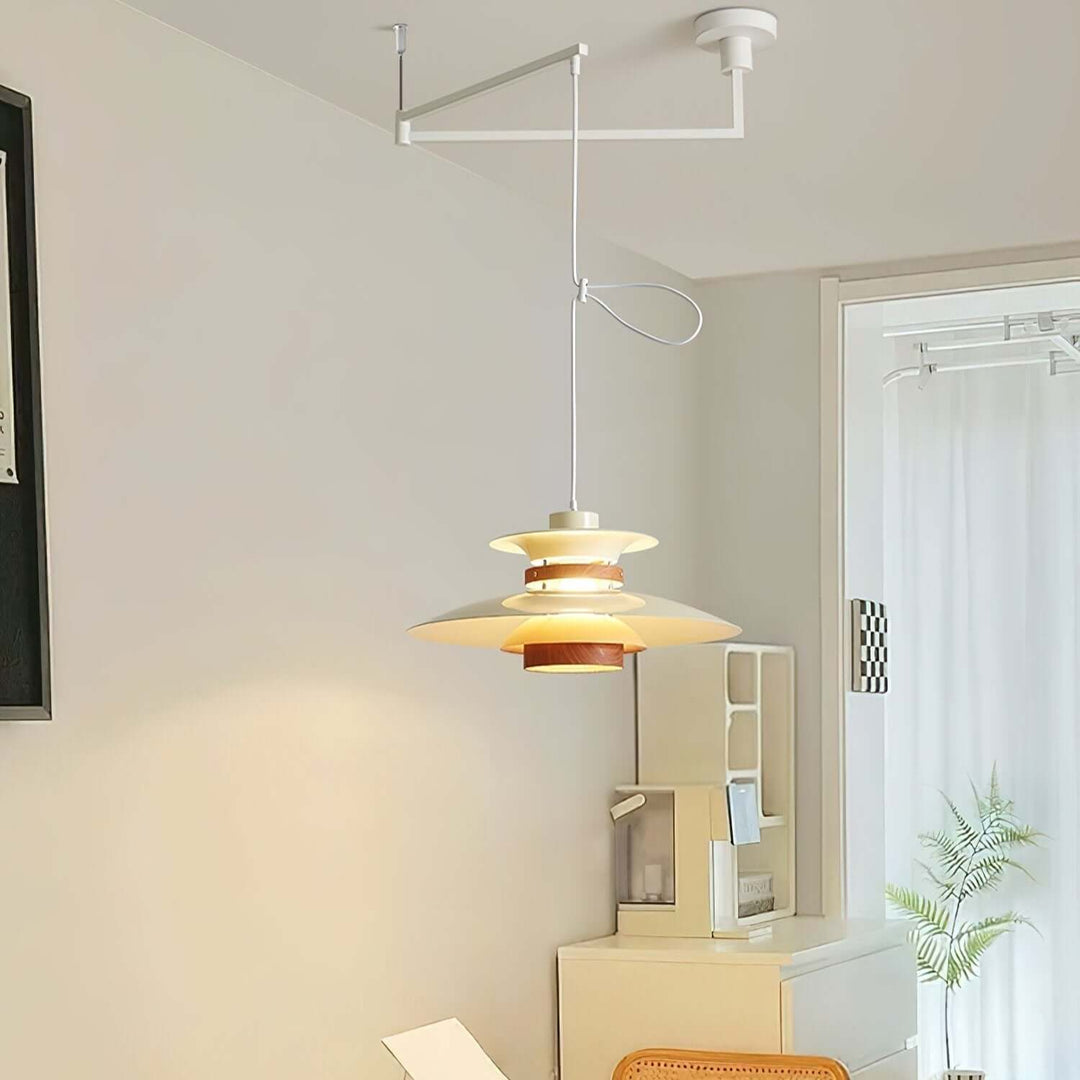 Lampa wisząca Mercero z obrotowym ramieniem