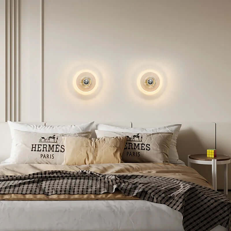 Kinkiet LED Vintage Szklany