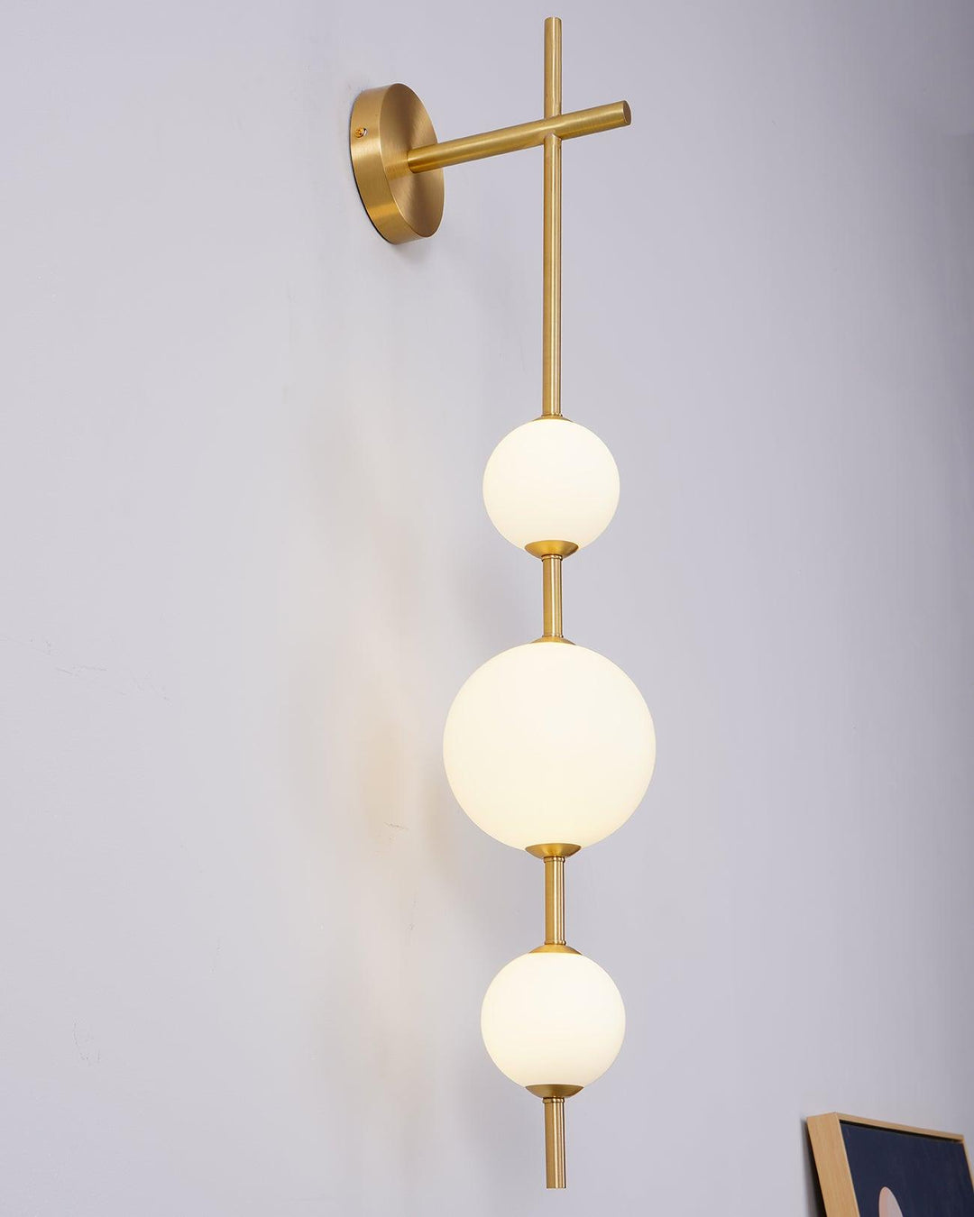 Pionowa Lampa Ścienna Kula