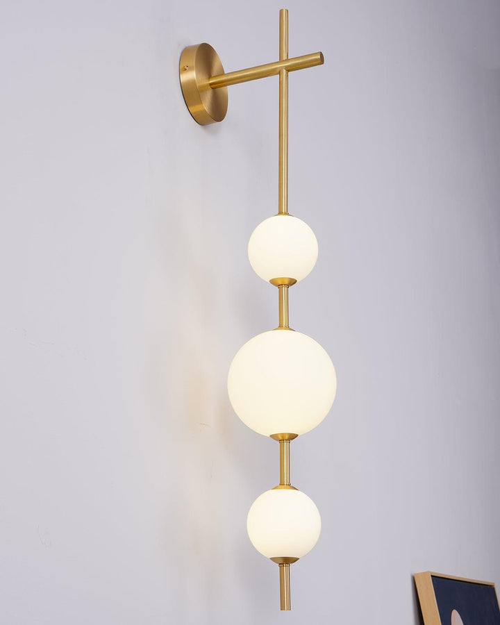 Pionowa Lampa Ścienna Kula