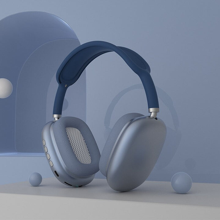 Czarne słuchawki bezprzewodowe z regulowanym pałąkiem, ergonomicznym designem i technologią Bluetooth dla optymalnego komfortu
