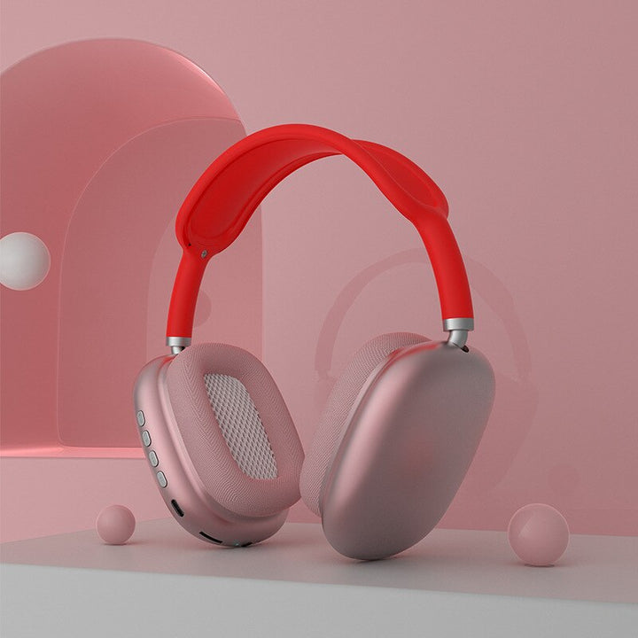 Czarne słuchawki bezprzewodowe z regulowanym pałąkiem, ergonomicznym designem i technologią Bluetooth dla optymalnego komfortu