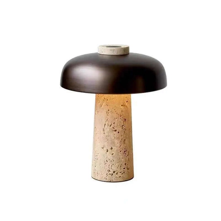 Naturalna Lampa Stołowa Kamienna – Styl Nordycki
