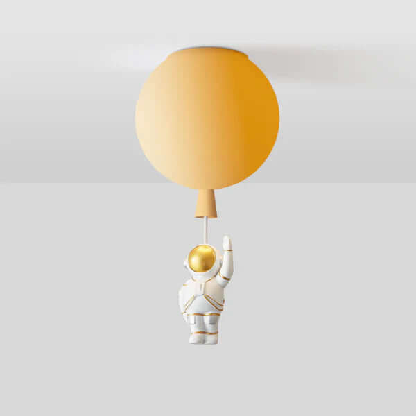 Nowoczesna lampa sufitowa LED Księżyc/Astronauci