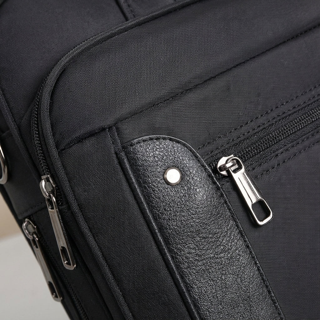 Torba uniwersalna UrbanBrief z mocnego canvasu. Stylowa torba na laptopa, organizer na dokumenty do biura i w podróż.