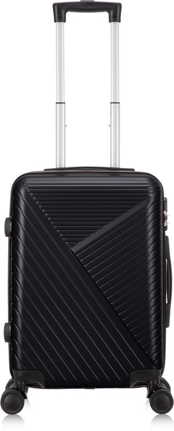 Podręczna walizka kabinowa Valencia z twardą skorupą i zamkiem TSA. Lekka i elegancka na weekendowe podróże.