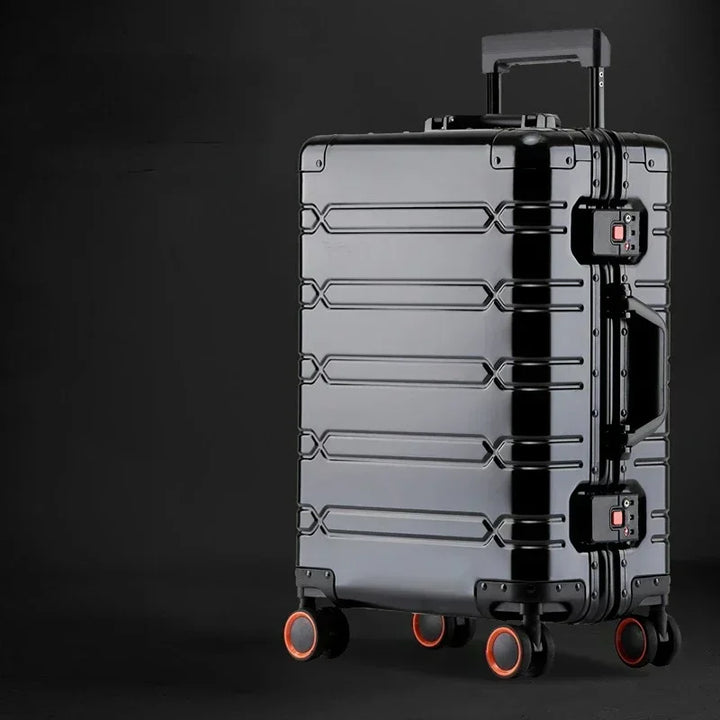 Lekka walizka aluminiowo-magnezowa Vienna Voyager, komfortowy i pakowny kufer na długie wyjazdy.