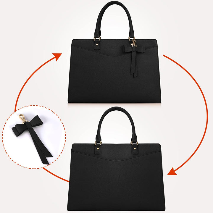 Elegancka torba damska na laptopa, wodoodporna z wieloma kieszeniami. Modna i funkcjonalna.