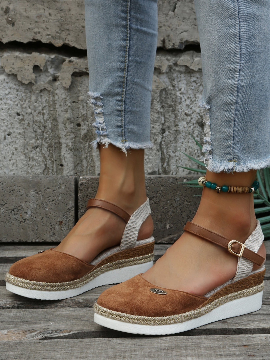 Ortopedyczne espadryle dla kobiet w eleganckim stylu, z antypoślizgową podeszwą