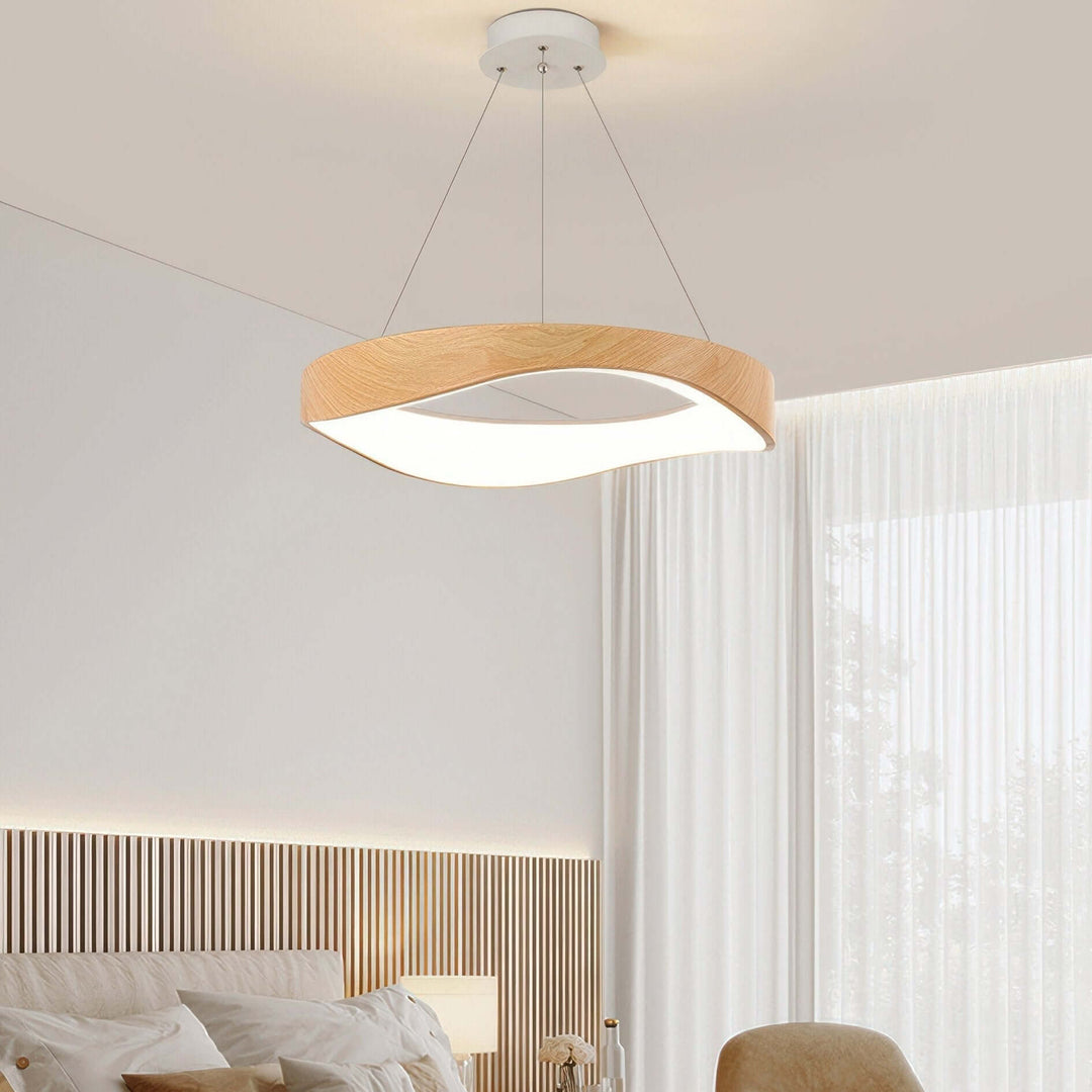 Nowoczesna Okrągła Lampa Wisząca LED Do Wszechstronnego Oświetlenia Wnętrza