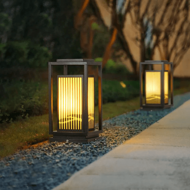 Zewnętrzna Lampa Solarna - Nowoczesne Oświetlenie Ogrodowe