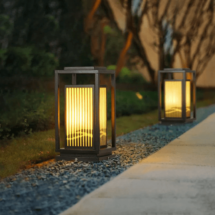 Zewnętrzna Lampa Solarna - Nowoczesne Oświetlenie Ogrodowe