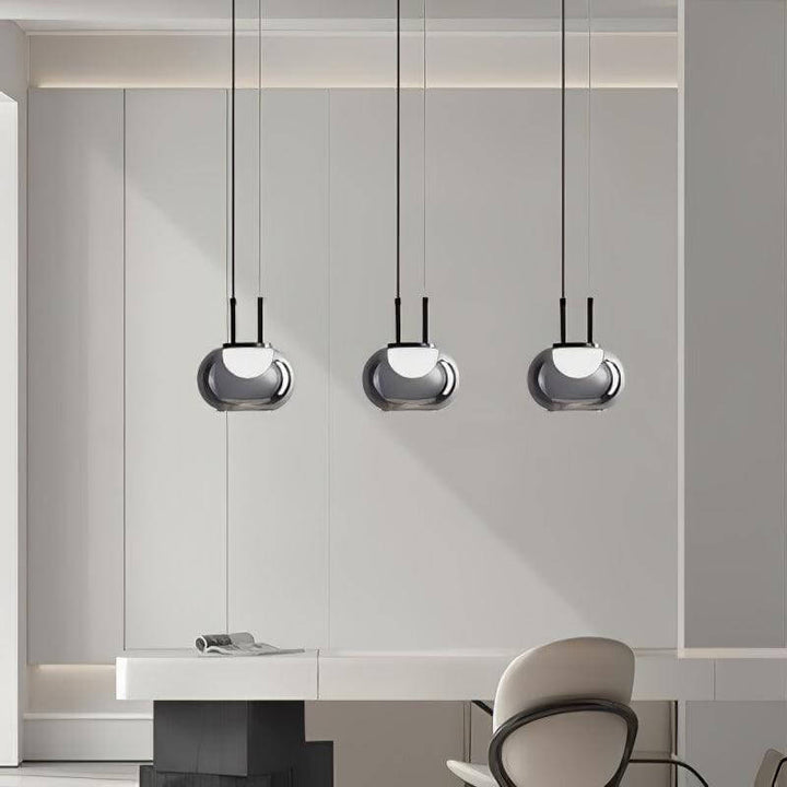 Lampa wisząca Halo - design z efektem halo