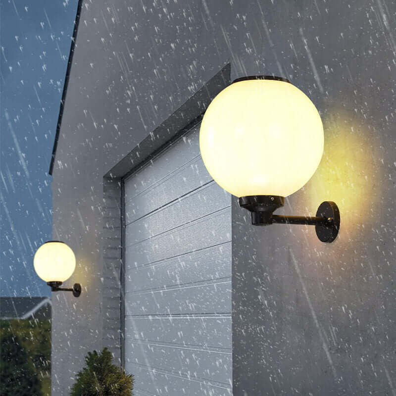 Solarna Lampa Ścienna LED - Wodoodporne Oświetlenie Zewnętrzne