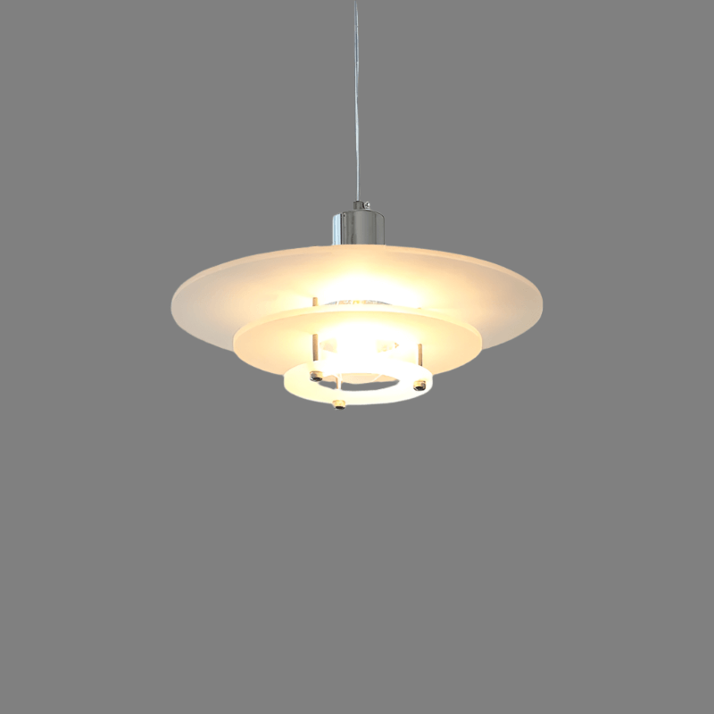 Designerska Lampa Wisząca UFO – Akrylowa Lampa Vintage