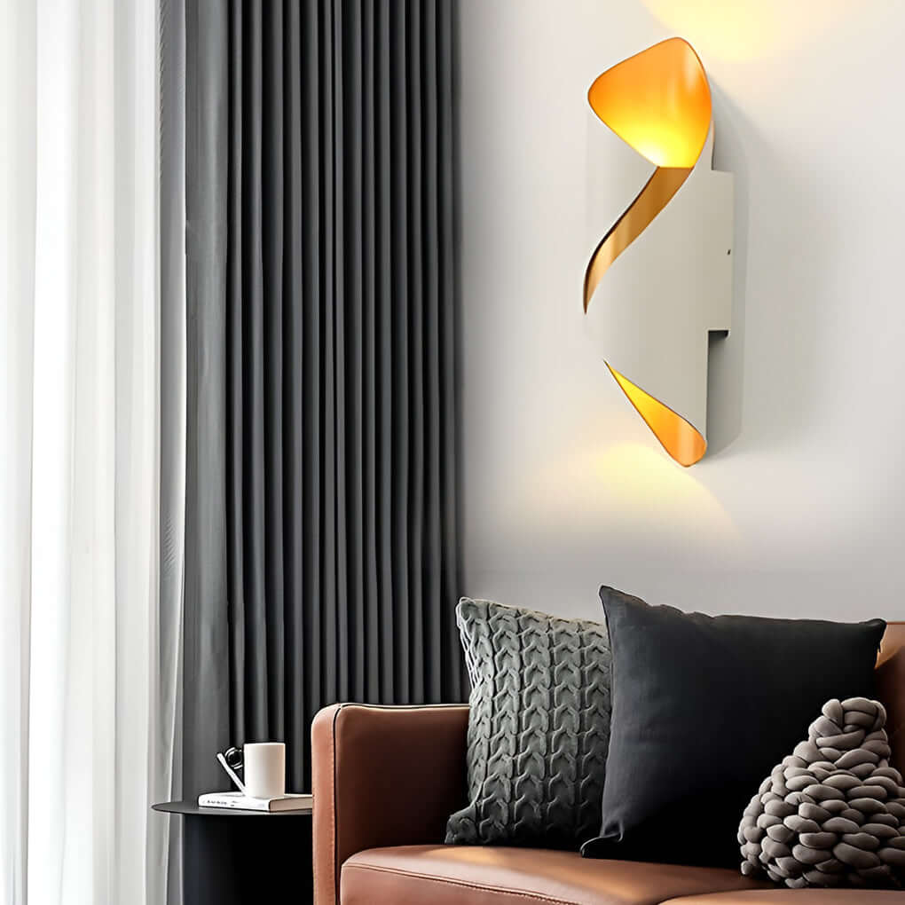 Nowoczesna Lampa Ścienna Zewnętrzna LED IP66