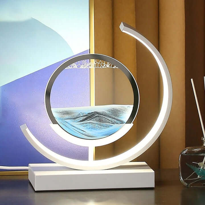 Sandlight™ | Lampa relaksacyjna z piaskowym wzorem