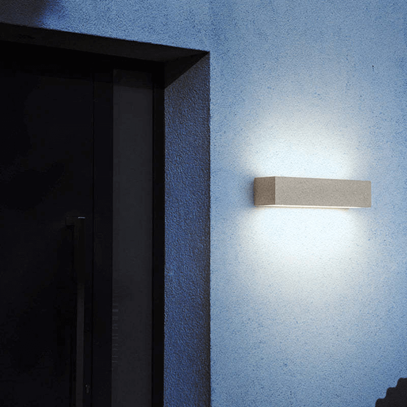 Nowoczesna Lampa Ścienna Zewnętrzna LED - Oświetlenie Tarasu, Ogrodu
