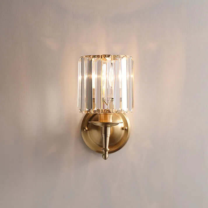 Luksusowa Kryształowa Lampa Ścienna Vintage