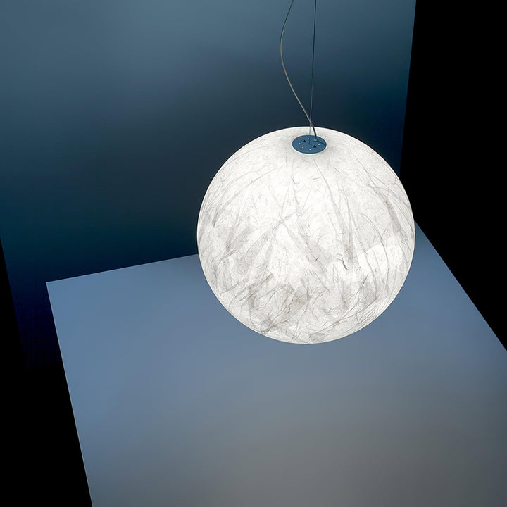 Jedwabna Lampa Wisząca Księżyc