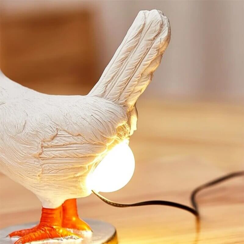 Lampa Kurczak – Zabawna Lampa Stołowa w Kształcie Kurczaka