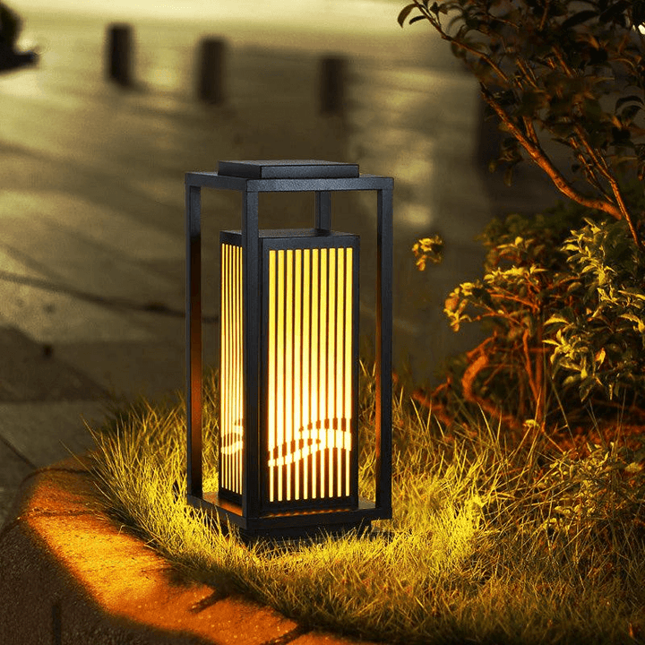 Zewnętrzna Lampa Solarna - Nowoczesne Oświetlenie Ogrodowe