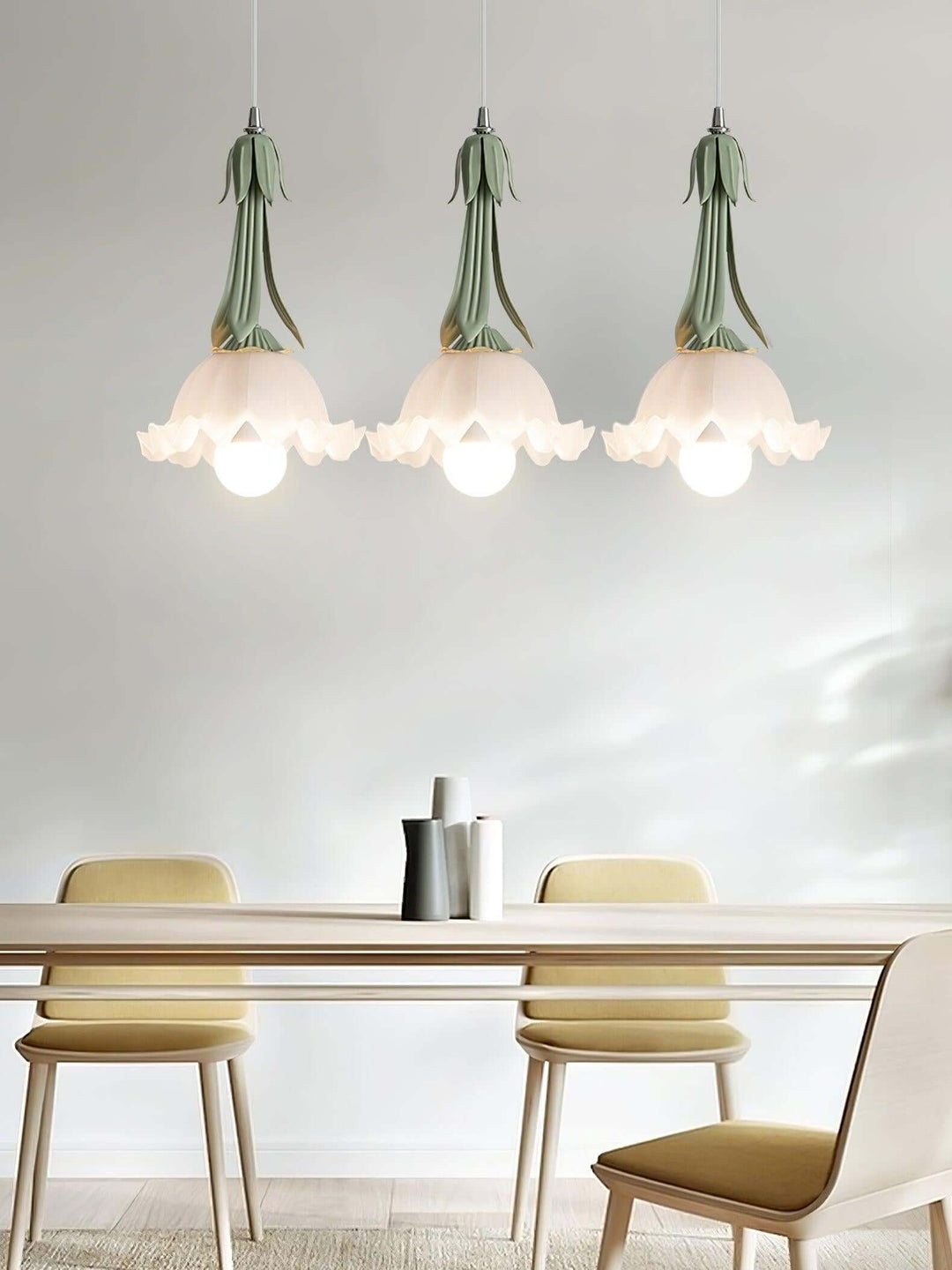 Lampa Wisząca Kwiatowa Konwalia